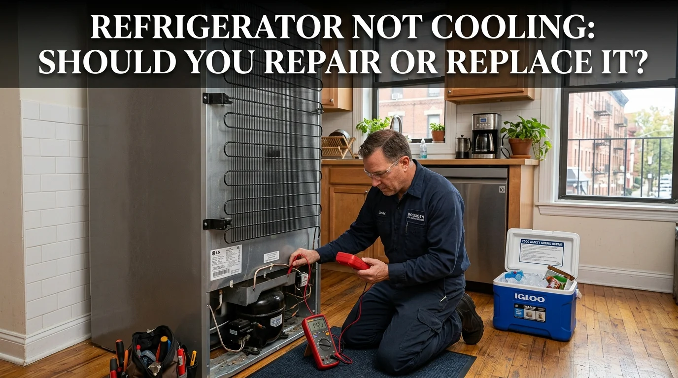 Refrigerator Not Cooling Should You Repair or Replace It