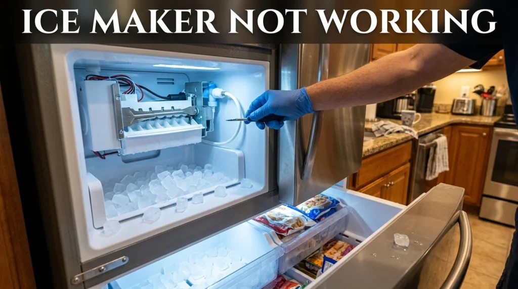 Refrigerator Ice Maker Not Working Find the Cause in 10 Minutes